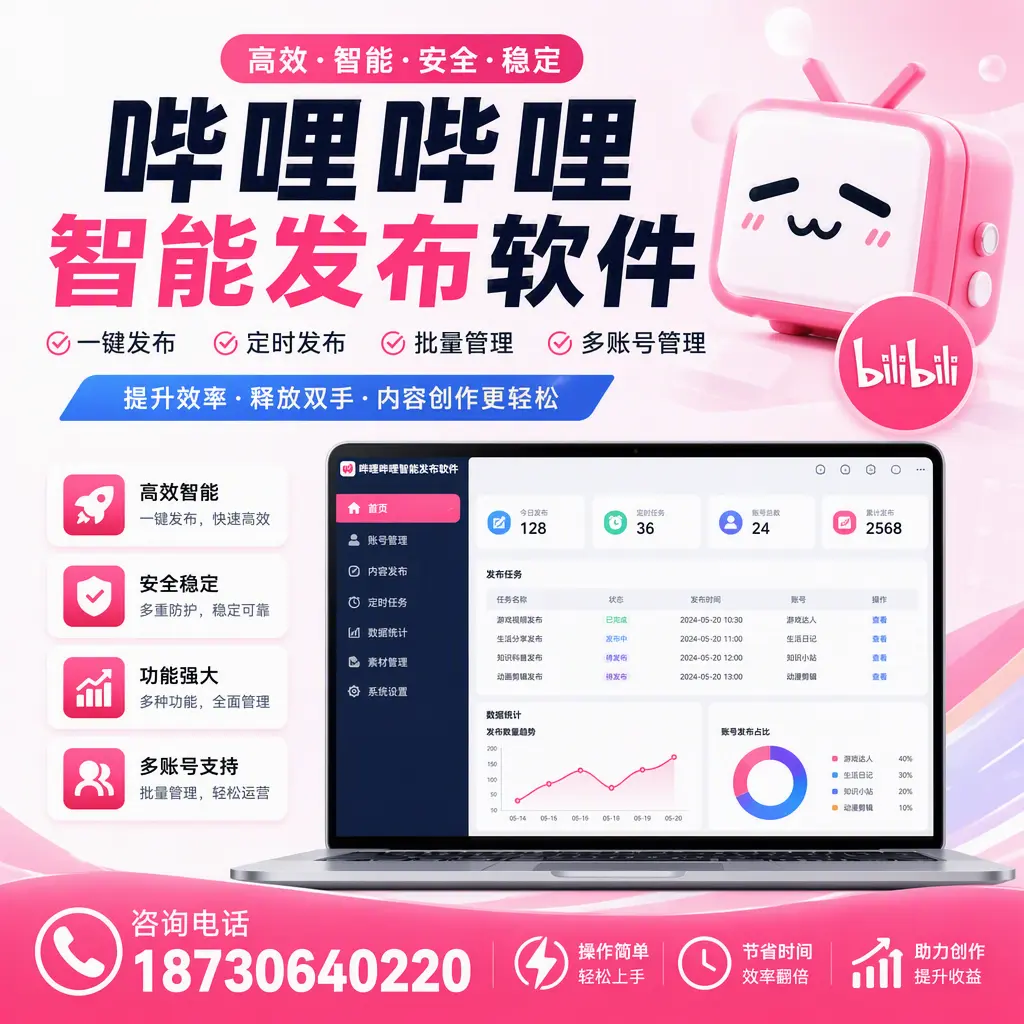 提升内容质量的秘诀：哔哩哔哩智能发布软件在 德宏 的应用